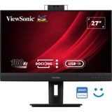 ViewSonic VG Series VG2757V-2K Monitor PC 68,6 cm (27") 2560 x 1440 Pixel Quad HD LED Nero, Monitor LED Nero (opaco)/grigio, 68,6 cm (27"), 2560 x 1440 Pixel, Quad HD, LED, 5 ms, Nero