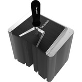 be quiet! Shadow Rock 3 Processore Refrigeratore 12 cm Nero, Grigio Nero/alluminio, Refrigeratore, 12 cm, 1600 Giri/min, 11,5 dB, 24,4 dB, Nero, Grigio