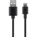 goobay Set di ricarica USB-C 5 Watt, Caricabatterie Nero