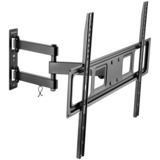 goobay Supporto da parete per TV Basic FULLMOTION (L), Montaggio a parete Nero
