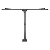 goobay Supporto da parete per TV Basic FULLMOTION (L), Montaggio a parete Nero