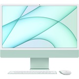 Apple iMac Apple M 61 cm (24") 4480 x 2520 Pixel 8 GB 256 GB SSD PC All-in-one macOS Big Sur Wi-Fi 6 (802.11ax) Verde verde/verde chiaro, 61 cm (24"), 4.5K Ultra HD, Apple M, 8 GB, 256 GB, macOS Big Sur