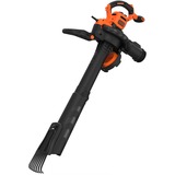 BLACK+DECKER BEBLV301-QS spazza foglie 3000 W Nero/Orange, Soffiatore a zaino, 206 km/h, 404 km/h, 268 m³/h, 72 L, Nero, Arancione