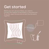 Beurer HK 77 Heaty smokey-taupe, Termoforo taupe