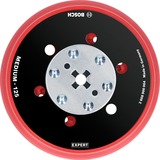 Bosch 2 608 900 004 fornitura per utensili rotanti per molatura/levigatura Platorello per disco abrasivo, Platorello per levigatrice Nero, Platorello per disco abrasivo, Bosch, Nero, Grigio, Rosso, Rotondo, 12,5 cm, 1 pz