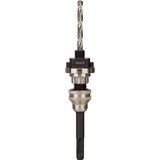 Bosch 2 609 390 590 accessorio per attacco del trapano Adattatore per la sega a tazza Adattatore per la sega a tazza, Nero, Metallico, 1 pz