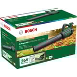 Bosch AdvancedLeafBlower 36V-750, Soffiatore verde/Nero, Soffiatore portatile, 100 km/h, 200 km/h, Nero, Verde, Batteria, 1,5 m/s²