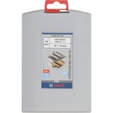 Bosch HSS-G Punta per trapano elicoidale 19 pz, Drill bit set Trapano, Punta per trapano elicoidale, Ghisa, Acciaio, 135°, 19 pz, Punta per trapano elicoidale