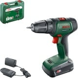Bosch UniversalDrill 18V, 06039D4005, Trapano avvitatore verde/Nero