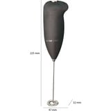 Clatronic MS 3089, 262161, Montalatte Nero/Argento