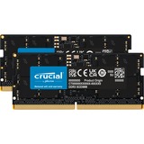 Crucial CT2K32G48C40S5 memoria 64 GB 2 x 32 GB DDR5 4800 MHz Nero, 64 GB, 2 x 32 GB, DDR5, 4800 MHz, 262-pin SO-DIMM