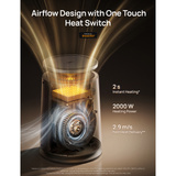 DREO Termoventilatore 720S Nero