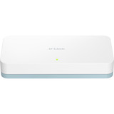 D-Link DGS-1008D/E switch di rete Non gestito Gigabit Ethernet (10/100/1000) Bianco, Interruttore bianco, Non gestito, Gigabit Ethernet (10/100/1000), Full duplex