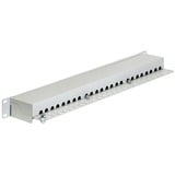 DeLOCK 43300 pezzo di pannello 1U, Patch Panel grigio, RJ-45, Grigio, Montaggio a rack, 1U, 483 mm, 44 mm