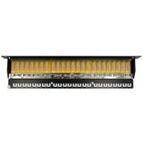 DeLOCK 43300 pezzo di pannello 1U, Patch Panel grigio, RJ-45, Grigio, Montaggio a rack, 1U, 483 mm, 44 mm