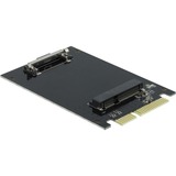 DeLOCK SATA 22 pin male to mSATA slot scheda di interfaccia e adattatore Interno SATA, mSATA, 51 mm, 80 mm, 5 mm, Scatola