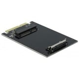 DeLOCK SATA 22 pin male to mSATA slot scheda di interfaccia e adattatore Interno SATA, mSATA, 51 mm, 80 mm, 5 mm, Scatola