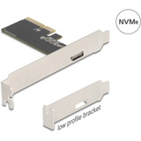 DeLOCK Scheda PCI Express x4 a 1 x esterno OCuLink SFF-8612 - LP, Scheda di interfaccia 