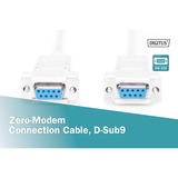 Digitus Cavo di collegamento null-modem beige