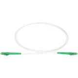 Digitus Cavo patch in fibra ottica simplex, rinforzato in acciaio, monomodale, LC/APC > LC/APC bianco