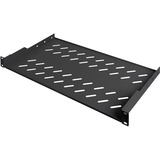 Digitus Ripiano per l'installazione fissa su armadi da 483 mm (19"), Il vano inferiore Nero, Nero, 15 kg, 1U, Turchia, 48,3 cm (19"), 500 mm