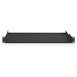 Digitus Ripiano per l'installazione fissa su armadi da 483 mm (19"), Il vano inferiore Nero, Nero, 15 kg, 1U, Turchia, 48,3 cm (19"), 500 mm