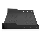 Digitus Ripiano per l'installazione fissa su armadi da 483 mm (19"), Il vano inferiore Nero, Nero, 15 kg, 1U, Turchia, 48,3 cm (19"), 500 mm