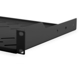 Digitus Ripiano per l'installazione fissa su armadi da 483 mm (19"), Il vano inferiore Nero, Nero, 15 kg, 1U, Turchia, 48,3 cm (19"), 500 mm