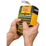 Dymo RHINO 4200 stampante per etichette (CD) Trasferimento termico QWERTZ, Stampa etichette QWERTZ, Trasferimento termico, Nero, Giallo