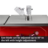 EINHELL Sega circolare da banco TC-TS 8, Sega circolare da tavolo rosso