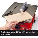 EINHELL Sega circolare da banco TC-TS 8, Sega circolare da tavolo rosso