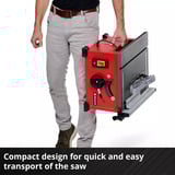EINHELL TC-TS 8, 4340426, Sega circolare da tavolo rosso