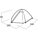 Easy Camp Tenda a cupola Rondane 2 verde scuro