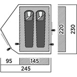 Easy Camp Tenda a cupola Rondane 2 verde scuro
