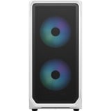 Fractal Design Focus 2 RGB White TG Clear Tint, Chassis Tower bianco
