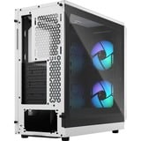 Fractal Design Focus 2 RGB White TG Clear Tint, Chassis Tower bianco