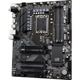 GIGABYTE B760 DS3H AX Scheda Madre - Supporta processori Intel Core 14ª generazione, VRM digitale a 8+2+1 fasi, fino a 7600MHz DDR5 (OC), 2x PCIe 4.0 M.2, Wi-Fi 6E, LAN GbE, USB 3.2 Gen 2x2 Nero/grigio, VRM digitale a 8+2+1 fasi, fino a 7600MHz DDR5 (OC), 2x PCIe 4.0 M.2, Wi-Fi 6E, LAN GbE, USB 3.2 Gen 2x2, Intel, LGA 1700, Intel® Celeron®, Intel® Core™ i3, Intel® Core™ i5, Intel® Core™ i7, Intel® Core™ i9,..., LGA 1700, DDR5-SDRAM, 256 GB