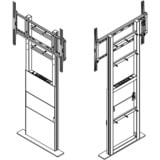 HAGOR Pro-Tower Wall, Supporto Nero