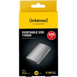 Intenso SSD esterna TX800 500 GB, Disco a stato solido antracite