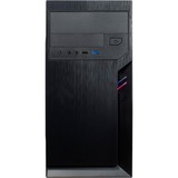 Inter-Tech IT-6502 Romea Micro Tower Nero, Chassis Tower Nero, Micro Tower, PC, Nero, uATX, 14 cm, 29 cm