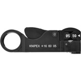 KNIPEX 16 60 05 SB Nero pinza spellacavi Plastica, Nero, 10,5 cm, 73 g