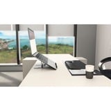 Kensington Base per laptop regolabile Easy Riser in alluminio, Stand argento, Supporto per computer portatile, Argento, Alluminio, Silicone, Acciaio, 40,6 cm (16"), 5 kg, 86 - 118 mm
