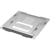 Kensington Base per laptop regolabile Easy Riser in alluminio, Stand argento, Supporto per computer portatile, Argento, Alluminio, Silicone, Acciaio, 40,6 cm (16"), 5 kg, 86 - 118 mm