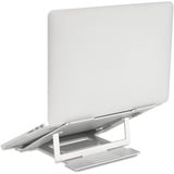 Kensington Base per laptop regolabile Easy Riser in alluminio, Stand argento, Supporto per computer portatile, Argento, Alluminio, Silicone, Acciaio, 40,6 cm (16"), 5 kg, 86 - 118 mm