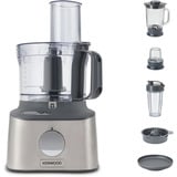 Kenwood MultiPro Compact+ FDM316SS robot da cucina 800 W 2 L Grigio Bilance incorporate argento, 2 L, Grigio, Pulsanti, Manopola, 1,2 L, Plastica, Metallo