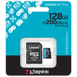 Kingston SDCG4/128GB, Scheda di memoria Nero