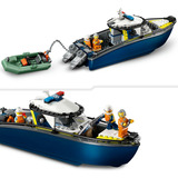 LEGO City 60456 Inseguimento del Motoscafo della Polizia, con 2 Barche Giocattolo, 3 Minifigure, Squalo, Regalo per Bambini6+, Giochi di costruzione con 2 Barche Giocattolo, 3 Minifigure, Squalo, Regalo per Bambini6+, Set da costruzione, 6 anno/i, Plastica, 264 pz, 621 g