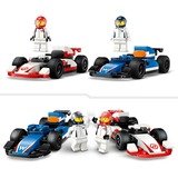 LEGO City 60464 Williams Racing e Haas F1, 2 Modelli di Auto con 2 Minifigure, Regalo Bambini4+ Fan delle Macchine Giocattolo, Giochi di costruzione 2 Modelli di Auto con 2 Minifigure, Regalo Bambini4+ Fan delle Macchine Giocattolo, Set da costruzione, 4 anno/i, Plastica, 92 pz, 199 g