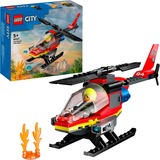 LEGO City Elicottero dei pompieri, Giochi di costruzione Set da costruzione, 5 anno/i, Plastica, 85 pz, 159 g