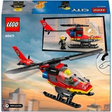 LEGO City Elicottero dei pompieri, Giochi di costruzione Set da costruzione, 5 anno/i, Plastica, 85 pz, 159 g